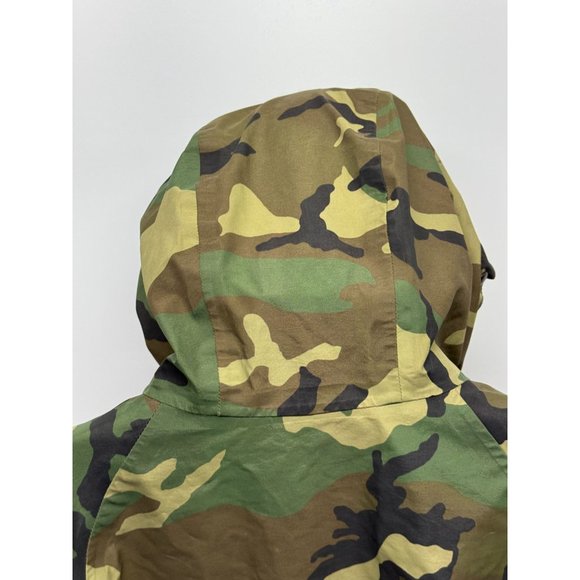 US Military ECWCS Cold Weather Parka Field Jacket Woodland Camo Large Short - Picture 6 of 12